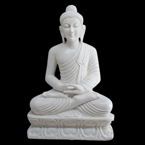 White Marble Buddha Statue