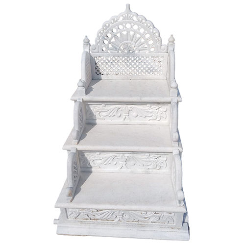 White Marble Carving Mimbar