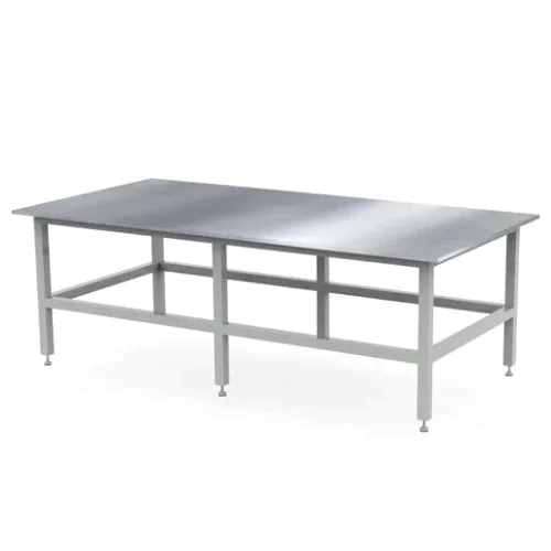 Ss Dining Table - Stainless Steel, Various Sizes, Silver Color - Durable Design, Polished Finish, Indian Style Flair, Industrial Use