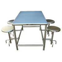 SS 4 Seater Dining Table