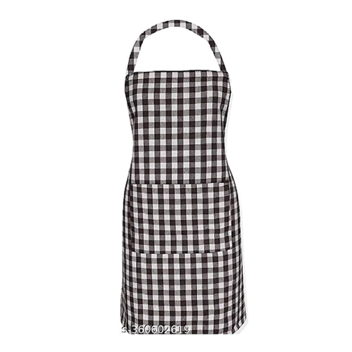 Checked Apron