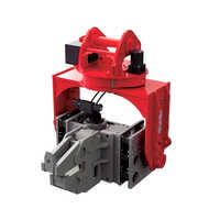 Excavator Mounted Vibratory Hammer - Color: Red