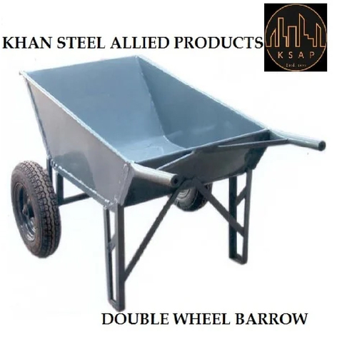 डबल व्हील बैरौ टॉली व्हील