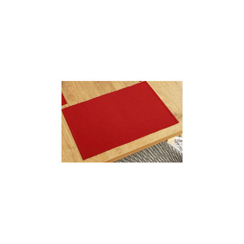 Red Color Runner Table Mat - Material: Cotton