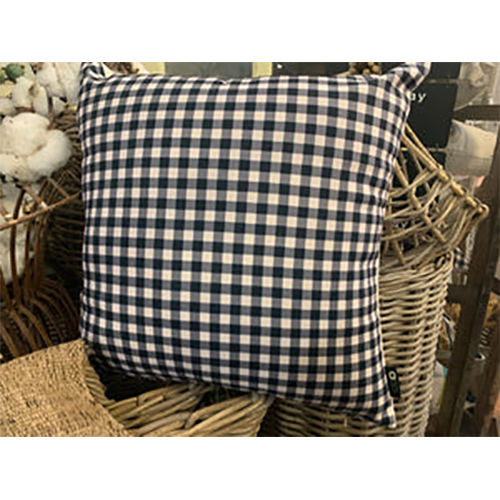 Checked Cushions - Color: Grey And Black