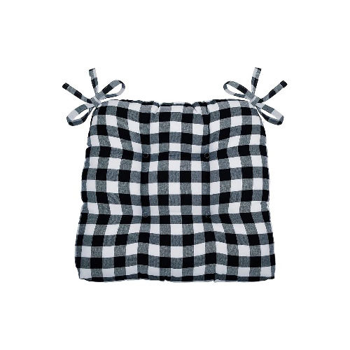 Checked Chair Pad - Material: Cotton