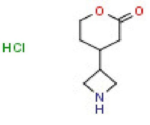 4-(Azetidin-3-yl)tetrahydro-2h-pyran-2-one hydrochloride