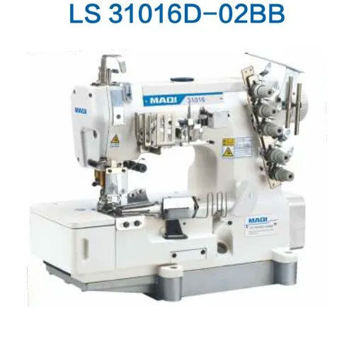 Direct Drive Interlock Sewing Machine - Color: White