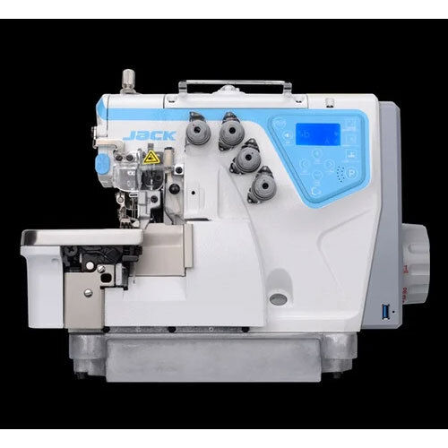 Jack C4 Fully Automatic Overlock Machine - Color: White