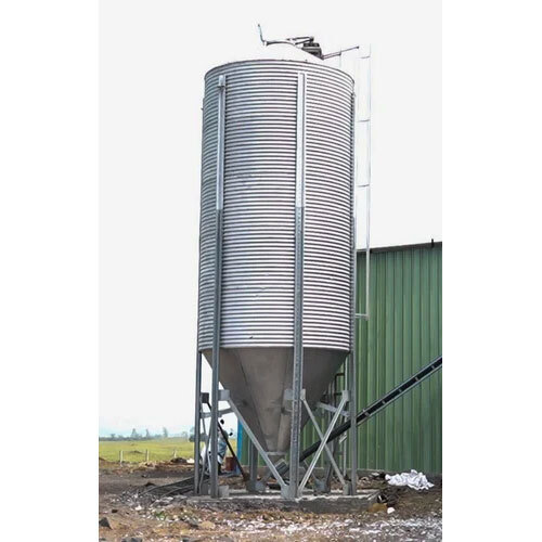 6 Ton Galvanized Steel Bulk Feed Silo