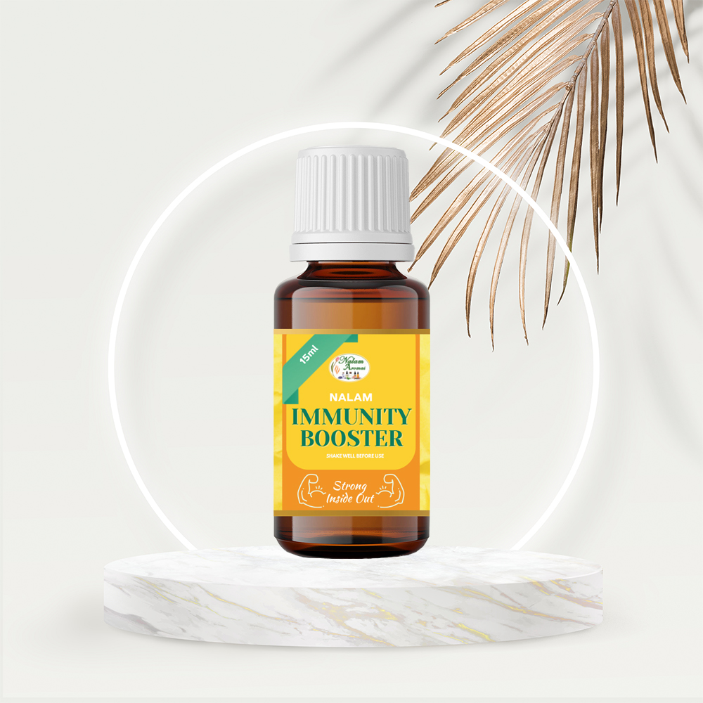 Immune Booster Oil - 15 ML Natural Herbal Blend | Daily Personal Care, Chemical-Free, Shelf Life 6-12 Months