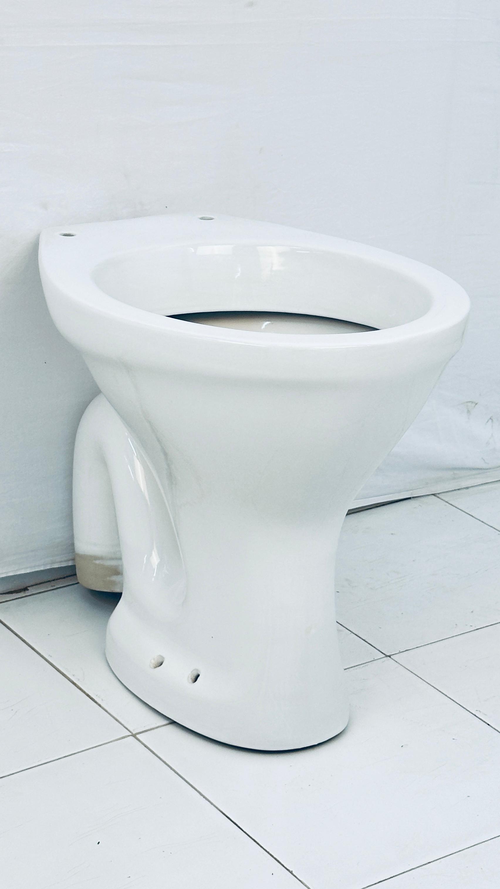 Concealed Water Closet - Ceramic, 460x360x375mm , Round Shape, Wall Mounted, Elegant Gloss Or Matte Finish Options