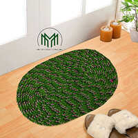 Green Jalebi Mat - Feature: Anti Slip