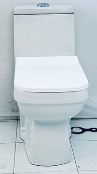 One Piece Toilet Square