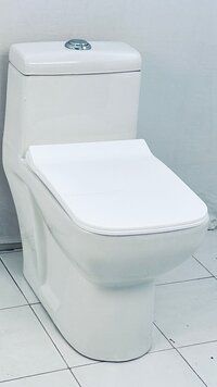 One Piece Toilet Square