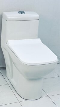 One Piece Toilet Square