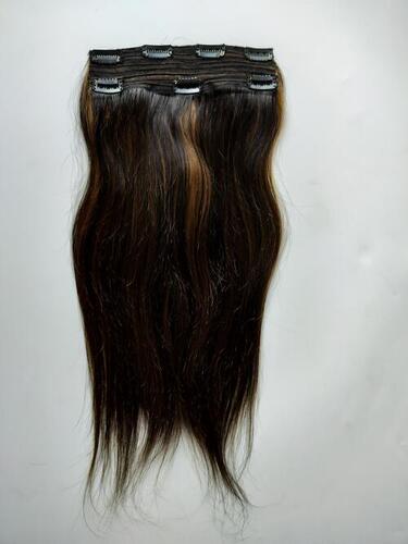 Highlighted Natural Straight Human Hair Volumizer