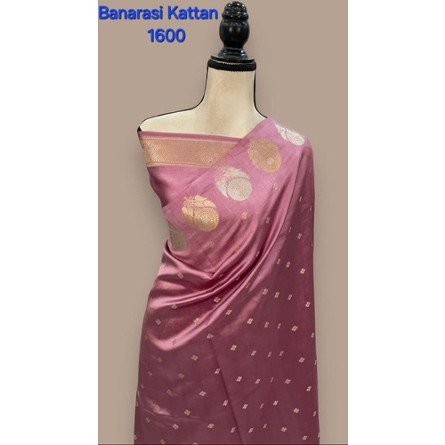 Banarasi Kattan Silk Sarees - Color: Multi Color