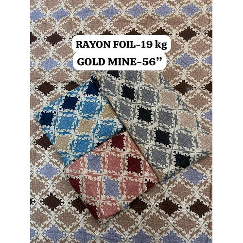 RAYON printed fabric 19 kg