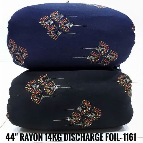 Discharge Printed Rayon Fabric 14KG