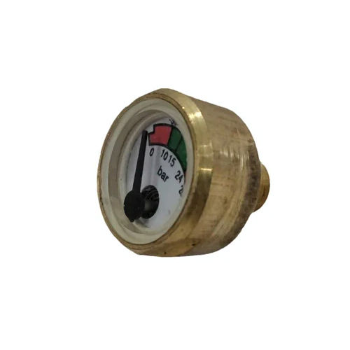 Fire Extinguisher Pressure Gauge - Color: Silver