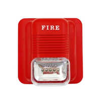 Flasher Cum Hooter - Color: Red