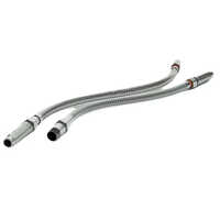 Ss Flexible Fire Sprinkler Hose - Stainless Steel, 0.5 Inch Size, 0.5 Meter Length, Silver Color | Industrial Grade Durability, High Temperature Resistance