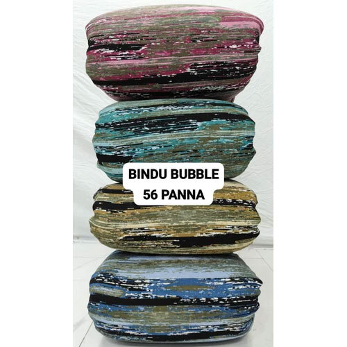 BINDU BUBBLE PRINED FABRIC