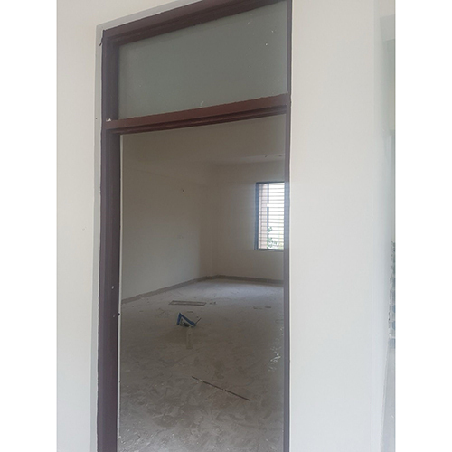 Ventilator Door Frame - RCC, 100x60mm, Brown Color, Polished Finish, Ideal for Household Use