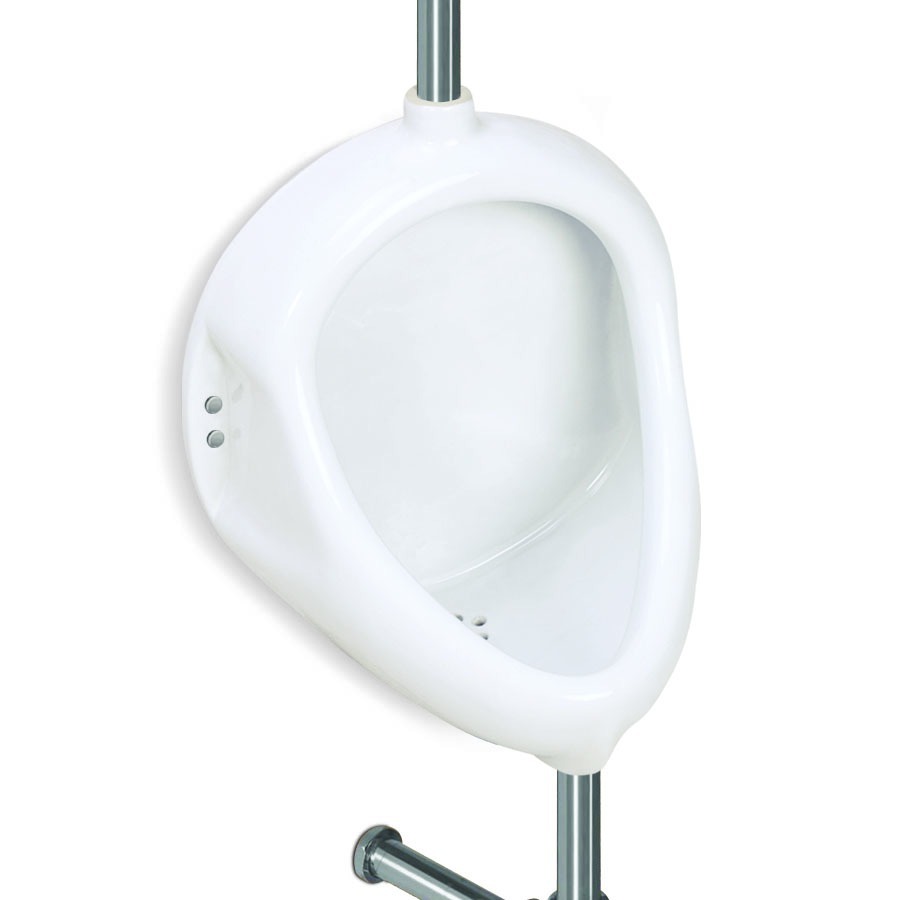 Flat Back Urinal - Durable Ceramic Material | Space-saving Design, Easy To Clean