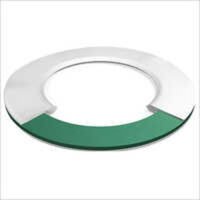 Ptfe Envelope Gasket - Color: White Green