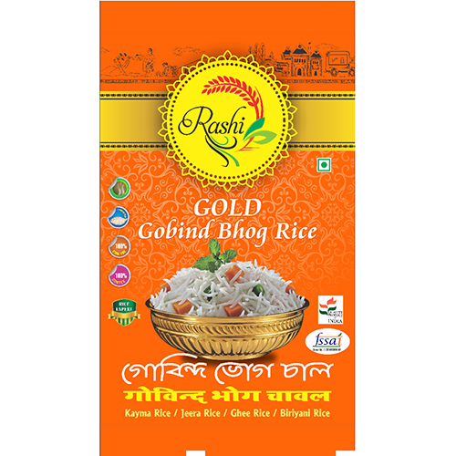 Gobind Bhog White Rice - Cultivation Type: Organic