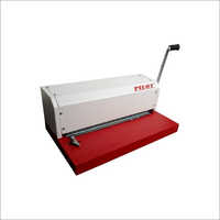 4mm Punch Manual Spiral Binding Machine (2 In 1) - Dimension (L*w*h): 22*13*13 Inch (In)