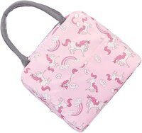 Mitsico Unicorn Pink Lunch Bag Handbag Picnic Carry Bag Camping Food Bag Insulatee Food Bag