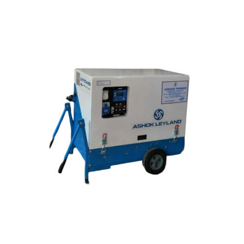 5 Kva Ashok Leyland Diesel Generator - Color: White