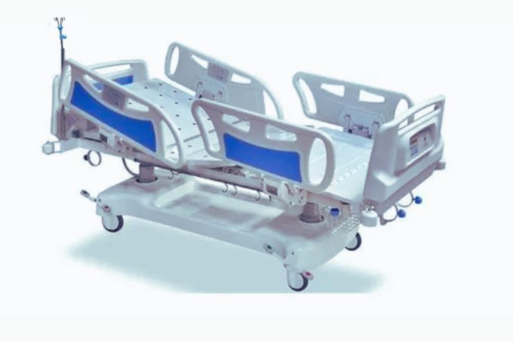 FIVE FUNCTIONS ELECTRIC ICU BED Overall Size : 2200L X 1000W X 600-800H mm.