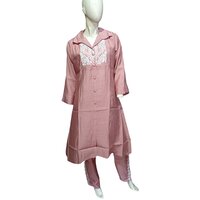 Anabia Soft Maslin Fabric Ladies Co-ord Set