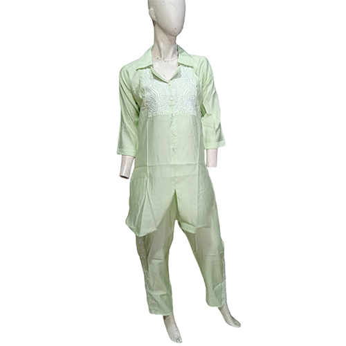 Anabia Soft Maslin Fabric Ladies Co-ord Set
