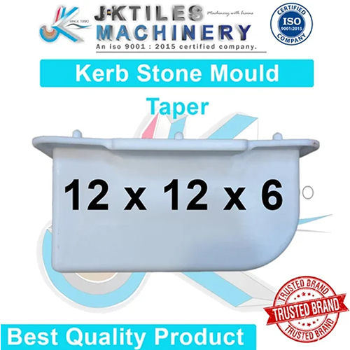 Plastic Kerb Stone Mould - Color: White