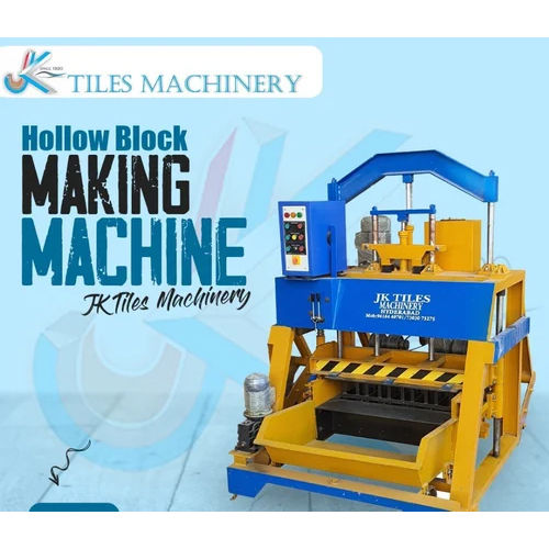 Hollow Block Making Machine - Color: Yellow