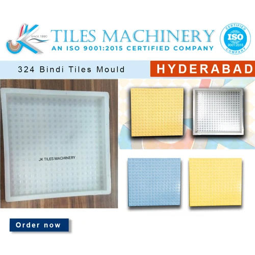 324 Bindi Paver Tiles Mould - Color: Multicolor