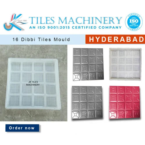 Plastic Chequered Tile Mould