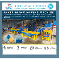 Paving Block Making Machine - Color: Yellow And Blue