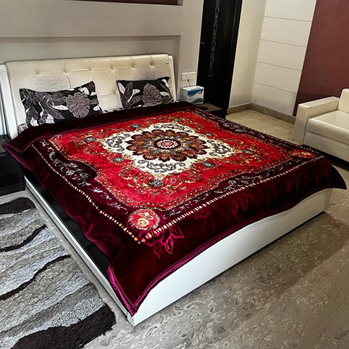 Double Bed Mink Blanket - Age Group: Children