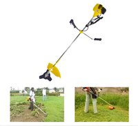 Kisankraft Petrol Operated 2 Stroke Brush Cutter, Kk-bc-555 - 51.7cc Engine, 1.94hp Power, Lightweight, Easy Start, Versatile Attachments, Comfortable Grip
