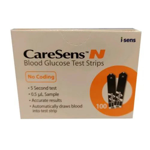 Caresens N Blood Glucose Test Strip