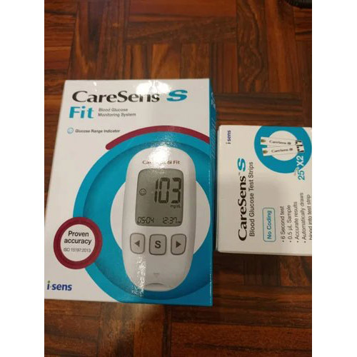 Caresens Glucometer with 60 test Strips