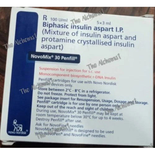 Novomix 30 Penfill Insulin Biphasic Insulin Aspart - Dosage Form: Injection