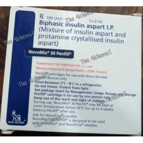 Novomix 30 Penfill INSULIN BIPHASIC INSULIN ASPART