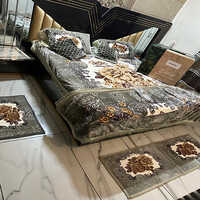 Pencil Print By Sherpa Double Quilt